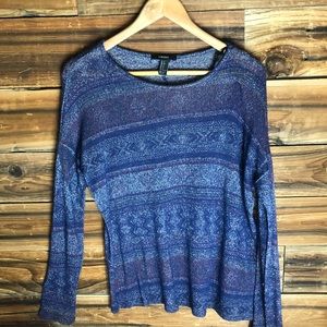 Tribal print sweater